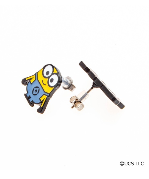 BUTTON＆CUFFLINKS（ボタンアンドカフリンクス）の「BUTTON＆CUFFLINKS　ボタンアンドカフリンクス：ミニオンピアス　スチュアート/オットーとバナナ/ボブとティム/ティムとバナナ（ピアス（両耳用）・レディース・イエロー系その他/イエロー系その他2/イエロー系その他3/イエロー・FREE）」の9枚目の写真