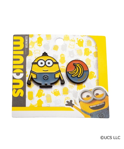 BUTTON＆CUFFLINKS（ボタンアンドカフリンクス）の「BUTTON＆CUFFLINKS　ボタンアンドカフリンクス：ミニオンピアス　スチュアート/オットーとバナナ/ボブとティム/ティムとバナナ（ピアス（両耳用）・レディース・イエロー系その他/イエロー系その他2/イエロー系その他3/イエロー・FREE）」の6枚目の写真