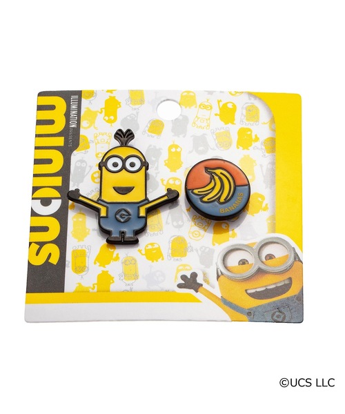 BUTTON＆CUFFLINKS（ボタンアンドカフリンクス）の「BUTTON＆CUFFLINKS　ボタンアンドカフリンクス：ミニオンピアス　スチュアート/オットーとバナナ/ボブとティム/ティムとバナナ（ピアス（両耳用）・レディース・イエロー系その他/イエロー系その他2/イエロー系その他3/イエロー・FREE）」の10枚目の写真