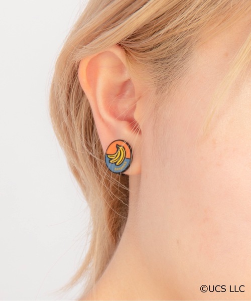 BUTTON＆CUFFLINKS（ボタンアンドカフリンクス）の「BUTTON＆CUFFLINKS　ボタンアンドカフリンクス：ミニオンピアス　スチュアート/オットーとバナナ/ボブとティム/ティムとバナナ（ピアス（両耳用）・レディース・イエロー系その他/イエロー系その他2/イエロー系その他3/イエロー・FREE）」の20枚目の写真