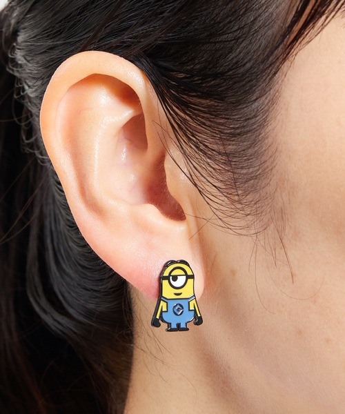 BUTTON＆CUFFLINKS（ボタンアンドカフリンクス）の「BUTTON＆CUFFLINKS　ボタンアンドカフリンクス：ミニオンピアス　スチュアート/オットーとバナナ/ボブとティム/ティムとバナナ（ピアス（両耳用）・レディース・イエロー系その他/イエロー系その他2/イエロー系その他3/イエロー・FREE）」の22枚目の写真