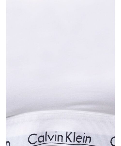 Calvin Klein（カルバン・クライン）の「CalvinKlein T-SHIRT BRALETTE（Tシャツ/カットソー・レディース・ブラック/グレー/オフホワイト・SMALL）」の21枚目の写真