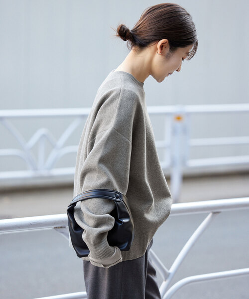 SLOBE IENA（スローブイエナ）の「サガラ刺繍スウェットライクニット