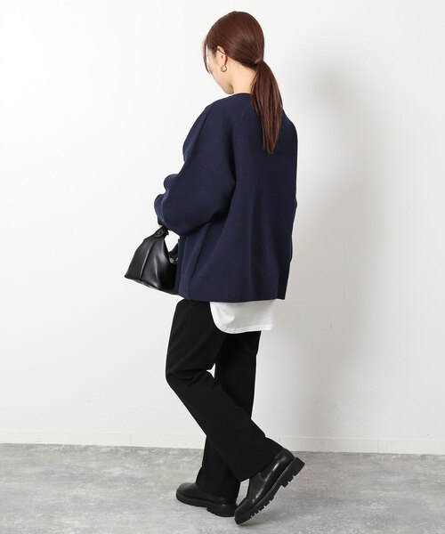 サガラ刺繍スウェットライクニット（ニット/セーター）｜SLOBE IENA