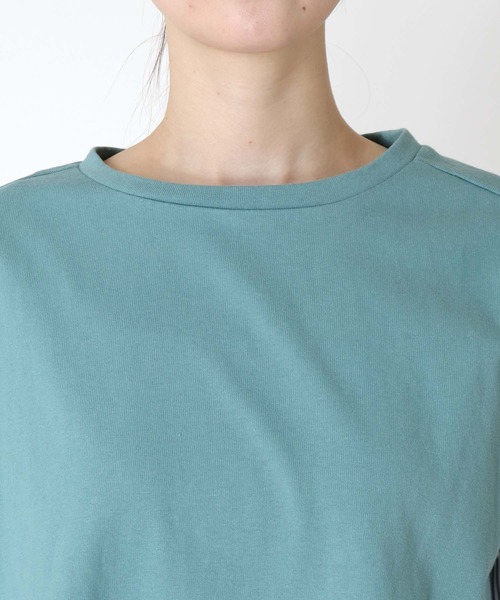 Jines(ジネス)の「バックチュールドッキングトップス(Tシャツ/カットソー・レディース・ミント・38)」の8枚目の写真