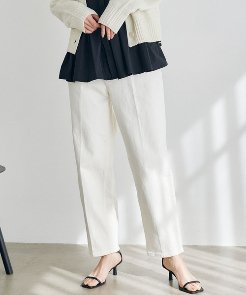 Healthy denim（ヘルシーデニム）の「BARNYARDSTORM / Healthy denim/Cacao別注パンツ（デニムパンツ・レディース・インディゴブルー/ホワイト・2/00/0/1）」の22枚目の写真