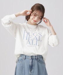 SHOO・LA・RUE | プリントロングスリーブTシャツ(Tシャツ/カットソー)