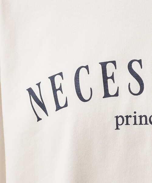 SHOO・LA・RUE（シューラルー）の「◆プリントロングスリーブTシャツ（Tシャツ/カットソー・レディース・ベージュ系その他4/ブラック系2/グレー系/グリーン系3/ピンク系その他/ホワイト系その他/ライトブルー/ホワイト・02/03/04）」の9枚目の写真