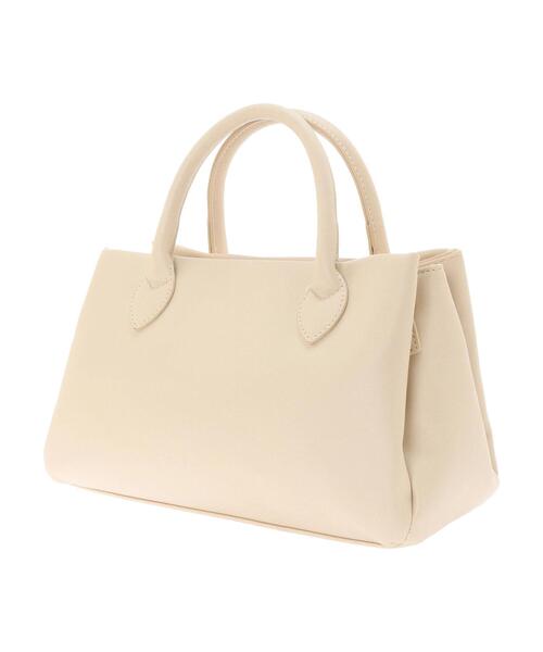 Green Parks(グリーンパークス)の「OTO.HA.多収納ツーハンドルバッグ(ハンドバッグ・レディース・ブラック/アイボリー・FREE)」の4枚目の写真