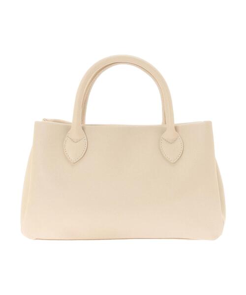 Green Parks(グリーンパークス)の「OTO.HA.多収納ツーハンドルバッグ(ハンドバッグ・レディース・ブラック/アイボリー・FREE)」の1枚目の写真