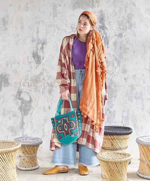 チャイハネ（チャイハネ）の「【チャイハネ】ダッカバブーシュ（スリッポン・レディース・ブラウン/グリーン/ブラック・ONESIZE）」の16枚目の写真