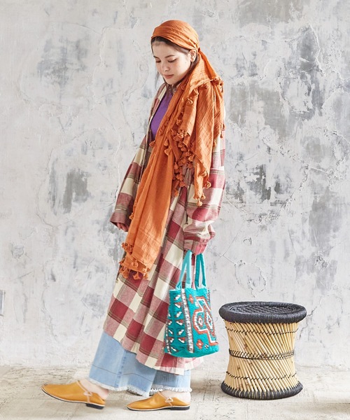 チャイハネ（チャイハネ）の「【チャイハネ】ダッカバブーシュ（スリッポン・レディース・ブラウン/グリーン/ブラック・ONESIZE）」の17枚目の写真