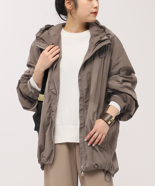 AP STUDIO(エーピーストゥディオ)の「メモリーコクーンパーカー(ナイロンジャケット・レディース・ネイビー/オリーブ・FREE)」の19枚目の写真