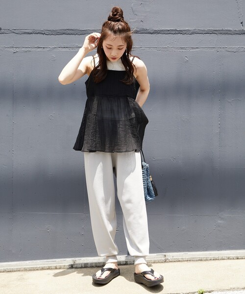 パンツ TECHWIDEEASY2PTROUSERSMOD TECH WIDE SLACKS – RHYTHR