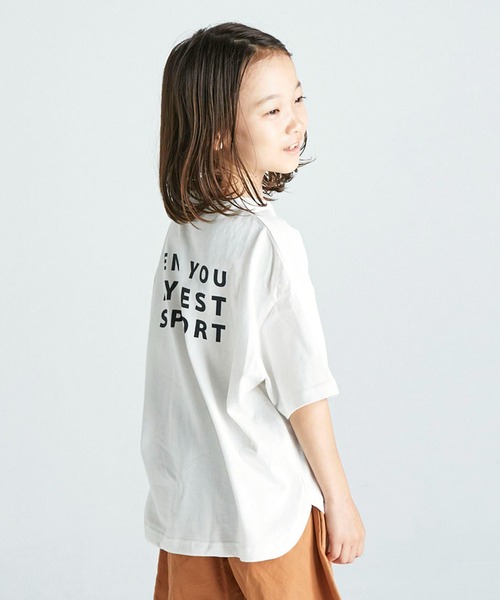 FOV(フォブ)の「フォブ YELL 6分袖 Tシャツ(Tシャツ/カットソー・キッズ・ホワイト/グリーン/ブラック・S/M/L/XL)」の6枚目の写真