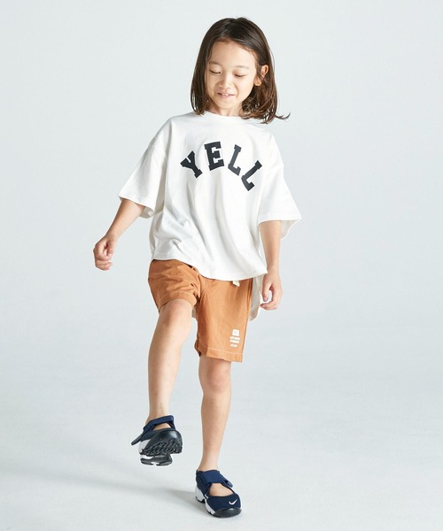 FOV(フォブ)の「フォブ YELL 6分袖 Tシャツ(Tシャツ/カットソー・キッズ・ホワイト/グリーン/ブラック・S/M/L/XL)」の10枚目の写真