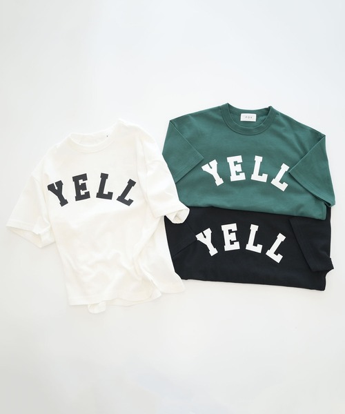 FOV(フォブ)の「フォブ YELL 6分袖 Tシャツ(Tシャツ/カットソー・キッズ・ホワイト/グリーン/ブラック・S/M/L/XL)」の15枚目の写真