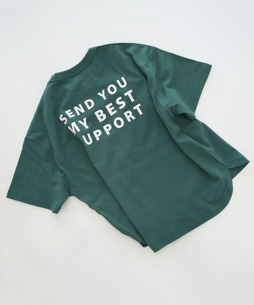 FOV(フォブ)の「フォブ YELL 6分袖 Tシャツ(Tシャツ/カットソー・キッズ・ホワイト/グリーン/ブラック・S/M/L/XL)」の20枚目の写真