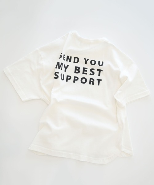 FOV(フォブ)の「フォブ YELL 6分袖 Tシャツ(Tシャツ/カットソー・キッズ・ホワイト/グリーン/ブラック・S/M/L/XL)」の22枚目の写真