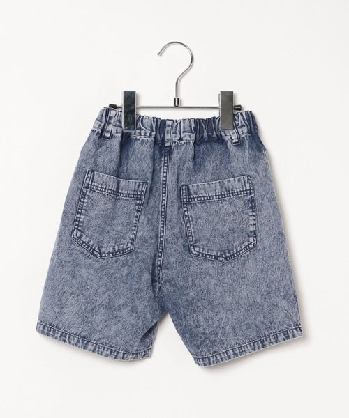 BAYFLOW（ベイフロー）の「ケミカルデニムハーフパンツ（KIDS）（デニムパンツ・キッズ・ブラック系/ブルー系・110cm/120cm/130cm/140cm/150cm）」の3枚目の写真