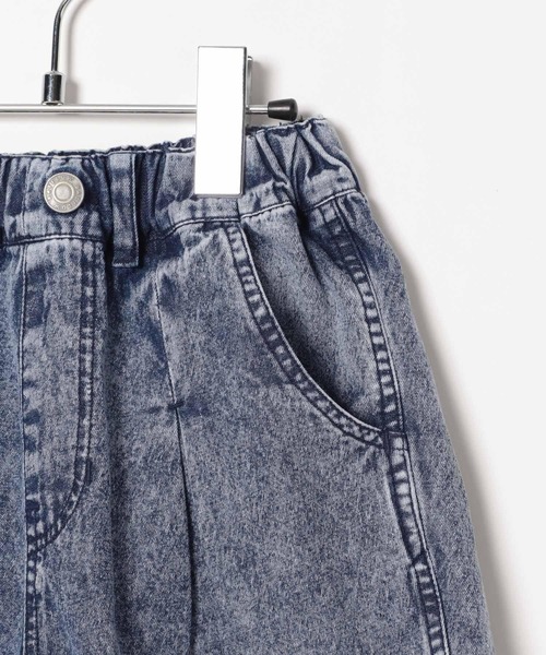 BAYFLOW（ベイフロー）の「ケミカルデニムハーフパンツ（KIDS）（デニムパンツ・キッズ・ブラック系/ブルー系・110cm/120cm/130cm/140cm/150cm）」の5枚目の写真