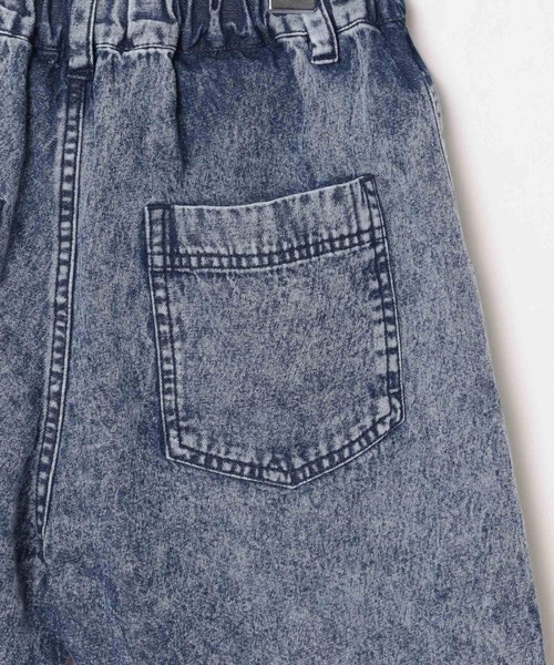 BAYFLOW（ベイフロー）の「ケミカルデニムハーフパンツ（KIDS）（デニムパンツ・キッズ・ブラック系/ブルー系・110cm/120cm/130cm/140cm/150cm）」の8枚目の写真