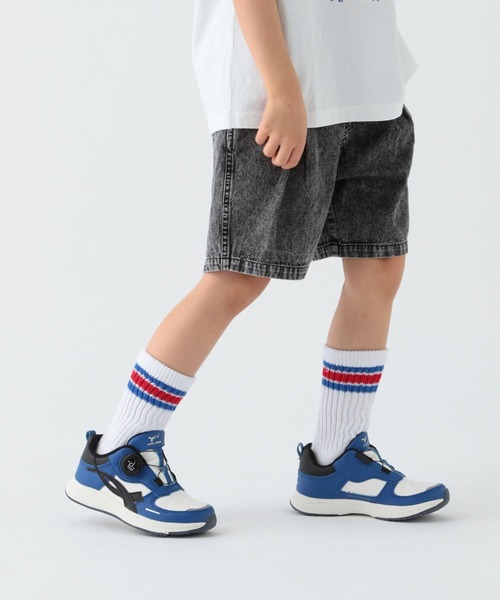 BAYFLOW（ベイフロー）の「ケミカルデニムハーフパンツ（KIDS）（デニムパンツ・キッズ・ブラック系/ブルー系・110cm/120cm/130cm/140cm/150cm）」の19枚目の写真