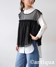 antiqua | シアートップス(シャツ/ブラウス)