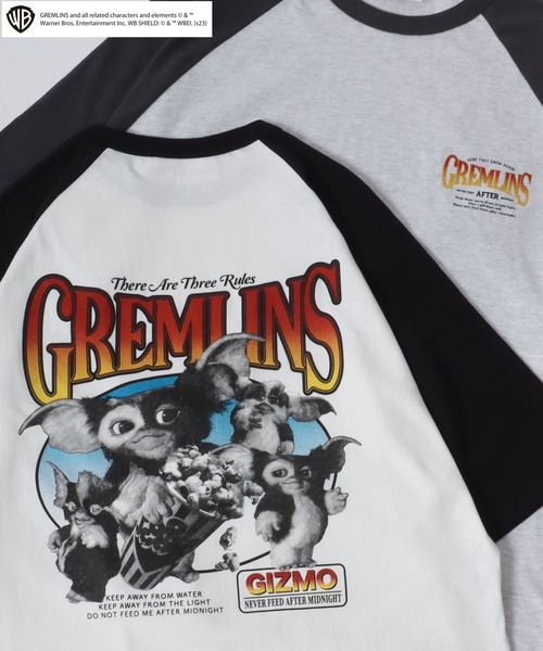 MARUKAWA(マルカワ)の「GREMLINS/グレムリン ギズモ フォト ヴィンテージ古着ライク バックプリント ビッグシルエット ラグラン半袖Tシャツ レディース メンズ(Tシャツ/カットソー・レディース・ホワイト/アッシュグレー/ブラック・M/LL/L)」の14枚目の写真