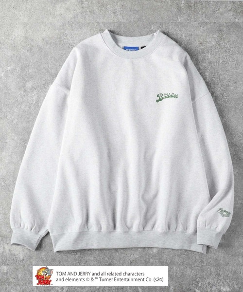 Right-on（ライトオン）の「トムとジェリ－スウェット（スウェット・メンズ・ブルー/ホワイト×グリーン/オレンジ/ブラウン/グリーン/レッド・L/XL/M）」の19枚目の写真