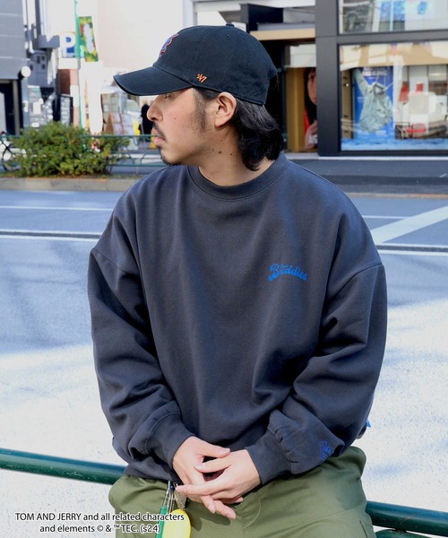 Right-on（ライトオン）の「トムとジェリ－スウェット（スウェット・メンズ・ブルー/ホワイト×グリーン/オレンジ/ブラウン/グリーン/レッド・L/XL/M）」の12枚目の写真