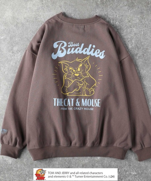 Right-on（ライトオン）の「トムとジェリ－スウェット（スウェット・メンズ・ブルー/ホワイト×グリーン/オレンジ/ブラウン/グリーン/レッド・L/XL/M）」の22枚目の写真