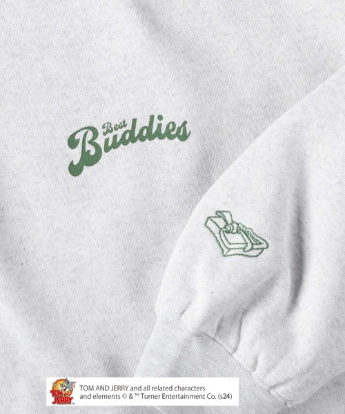 Right-on（ライトオン）の「トムとジェリ－スウェット（スウェット・メンズ・ブルー/ホワイト×グリーン/オレンジ/ブラウン/グリーン/レッド・L/XL/M）」の21枚目の写真