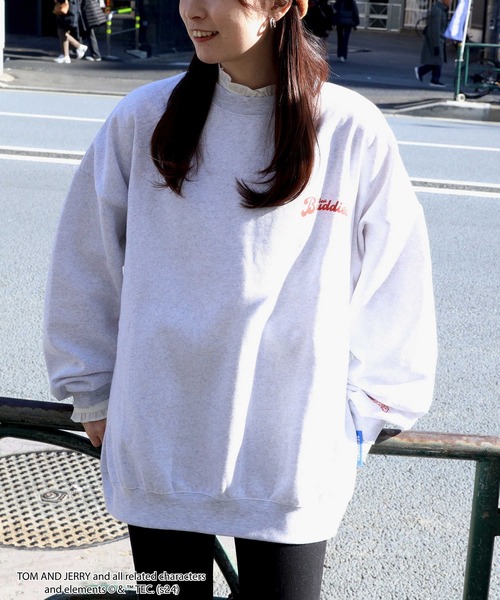 Right-on（ライトオン）の「トムとジェリ－スウェット（スウェット・メンズ・ブルー/ホワイト×グリーン/オレンジ/ブラウン/グリーン/レッド・L/XL/M）」の15枚目の写真