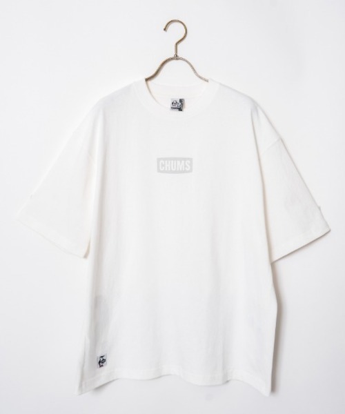 CHUMS（チャムス）の「[CHUMS/チャムス] オーバーサイズ チャムスロゴ バックプリントTシャツ（Tシャツ/カットソー・レディース・ホワイト/ブラック/グレイッシュベージュ/ブルーグリーン・M/L/XL）」の10枚目の写真