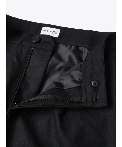 ENCIRCLE(エンサークル)の「【ENCIRCLE/エンサークル】One tuck shorts/ワンタックシショート(パンツ)(その他パンツ・レディース・ブラック/ベージュ・1/2)」の17枚目の写真