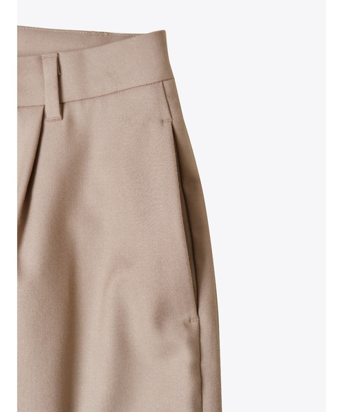 ENCIRCLE(エンサークル)の「【ENCIRCLE/エンサークル】One tuck shorts/ワンタックシショート(パンツ)(その他パンツ・レディース・ブラック/ベージュ・1/2)」の11枚目の写真