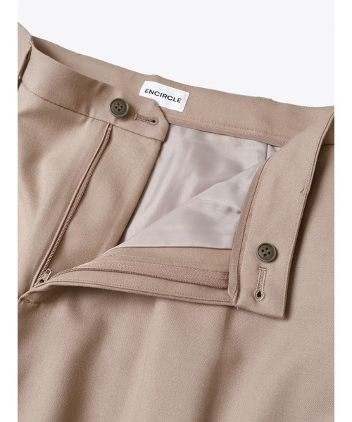 ENCIRCLE(エンサークル)の「【ENCIRCLE/エンサークル】One tuck shorts/ワンタックシショート(パンツ)(その他パンツ・レディース・ブラック/ベージュ・1/2)」の12枚目の写真
