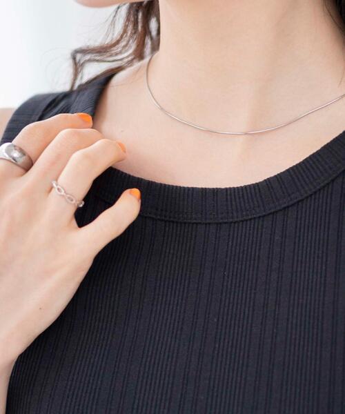 WEGO（ウィゴー）の「WEGO/シンプルタンク（タンクトップ・レディース・ホワイト/ブラック系その他5/ブラック/ホワイト系その他5・FREE）」の9枚目の写真