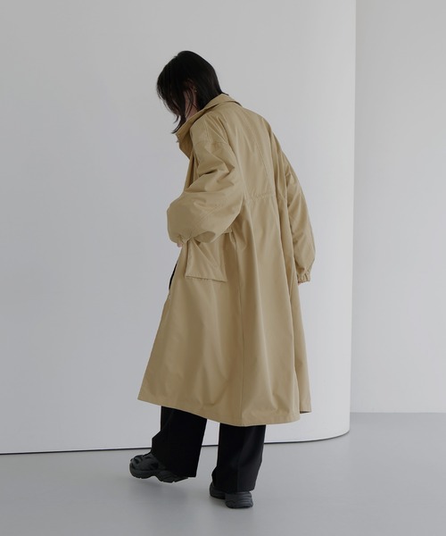 LIAN(リアン)の「スタンドモッズコート(モッズコート・レディース・アイボリー/ブラック/ベージュ・FREE)」の19枚目の写真