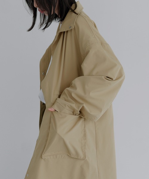LIAN(リアン)の「スタンドモッズコート(モッズコート・レディース・アイボリー/ブラック/ベージュ・FREE)」の20枚目の写真