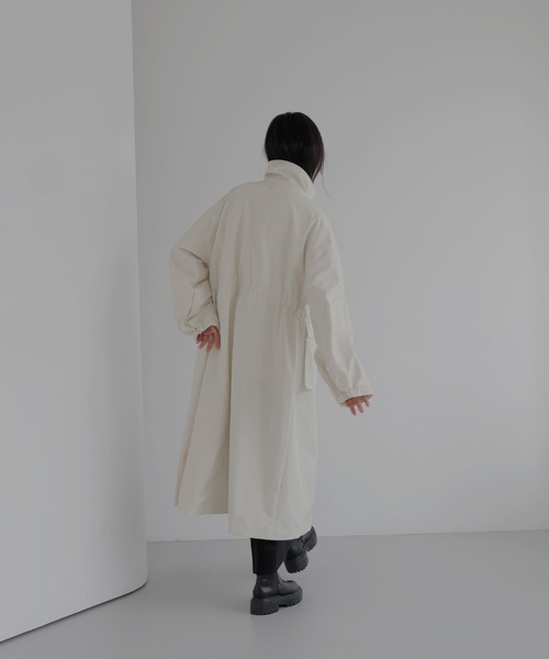 LIAN(リアン)の「スタンドモッズコート(モッズコート・レディース・アイボリー/ブラック/ベージュ・FREE)」の9枚目の写真