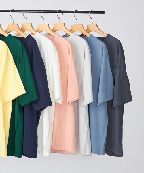 SHIPS(シップス)の「SHIPS: COTTON USA ポケット Tシャツ(Tシャツ/カットソー・メンズ・ライトブルー/クリーム/ピンク/グリーン/ライトグレー/ホワイト/ネイビー/ダークグレー・X-LARGE/LARGE/MEDIUM/SMALL)」の10枚目の写真