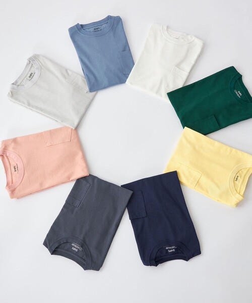 SHIPS(シップス)の「SHIPS: COTTON USA ポケット Tシャツ(Tシャツ/カットソー・メンズ・ライトブルー/クリーム/ピンク/グリーン/ライトグレー/ホワイト/ネイビー/ダークグレー・X-LARGE/LARGE/MEDIUM/SMALL)」の12枚目の写真