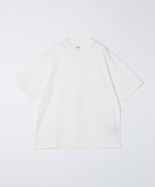 SHIPS(シップス)の「SHIPS: COTTON USA ポケット Tシャツ(Tシャツ/カットソー・メンズ・ライトブルー/クリーム/ピンク/グリーン/ライトグレー/ホワイト/ネイビー/ダークグレー・X-LARGE/LARGE/MEDIUM/SMALL)」の14枚目の写真