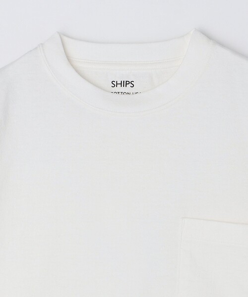 SHIPS(シップス)の「SHIPS: COTTON USA ポケット Tシャツ(Tシャツ/カットソー・メンズ・ライトブルー/クリーム/ピンク/グリーン/ライトグレー/ホワイト/ネイビー/ダークグレー・X-LARGE/LARGE/MEDIUM/SMALL)」の15枚目の写真