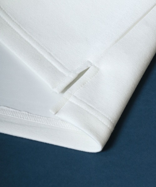 ANPAS（アンパス）の「ANPAS Ponte Fabric 1Point Embroidery Oversized Hoodie/ANPAS 別注 ポンチ ワンポイント刺繍 オーバーサイズ パーカー プチ刺繍 半袖パーカー（パーカー・メンズ・グレイッシュベージュ/ブラック/チャコール/グレー/オフホワイト/サックスブルー/ベージュ系その他/ブルー系その他/グレー系その他/ブラック系その他2/グレー系その他4/グレー系その他3/グレー系その他2/ベージュ系その他2/ブルー系その他2/ホワイト系その他2/ホワイト系その他/ブラック系その他・L/M）」の20枚目の写真