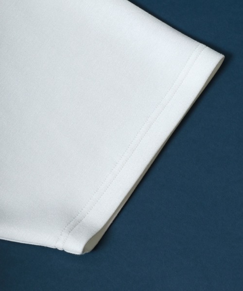 ANPAS（アンパス）の「ANPAS Ponte Fabric 1Point Embroidery Oversized Hoodie/ANPAS 別注 ポンチ ワンポイント刺繍 オーバーサイズ パーカー プチ刺繍 半袖パーカー（パーカー・メンズ・グレイッシュベージュ/ブラック/チャコール/グレー/オフホワイト/サックスブルー/ベージュ系その他/ブルー系その他/グレー系その他/ブラック系その他2/グレー系その他4/グレー系その他3/グレー系その他2/ベージュ系その他2/ブルー系その他2/ホワイト系その他2/ホワイト系その他/ブラック系その他・L/M）」の21枚目の写真