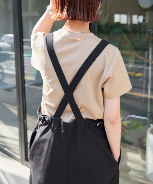 Spick & Span（スピックアンドスパン）の「ファインコットンTシャツ（Tシャツ/カットソー・レディース・グレー/ホワイト/ライトグレー/ベージュ・FREE）」の12枚目の写真