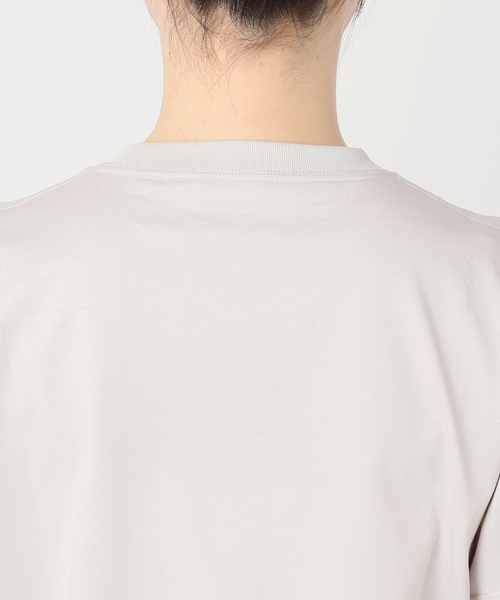 Spick & Span（スピックアンドスパン）の「ファインコットンTシャツ（Tシャツ/カットソー・レディース・グレー/ホワイト/ライトグレー/ベージュ・FREE）」の17枚目の写真